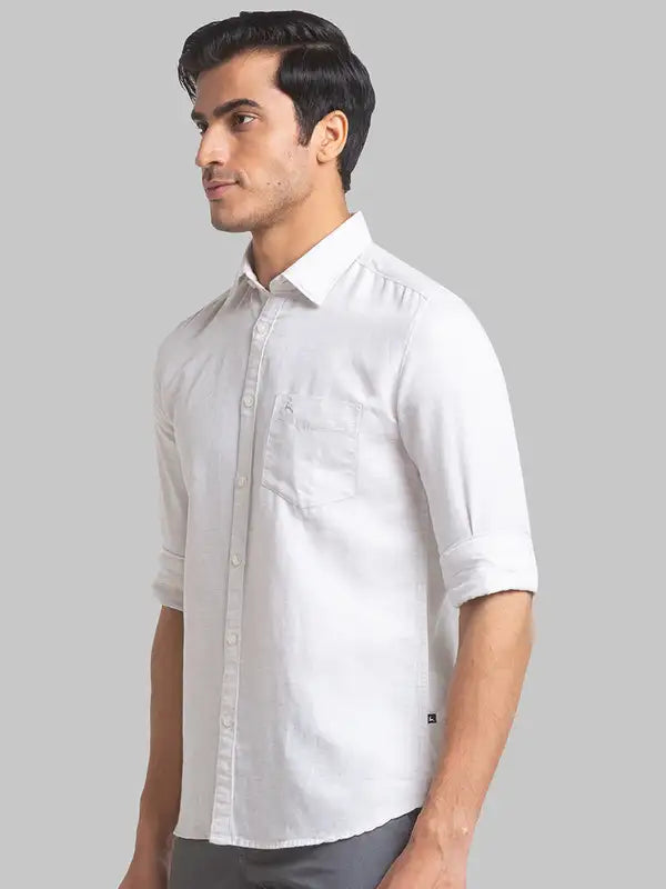 Men Slim Fit Red Shirt