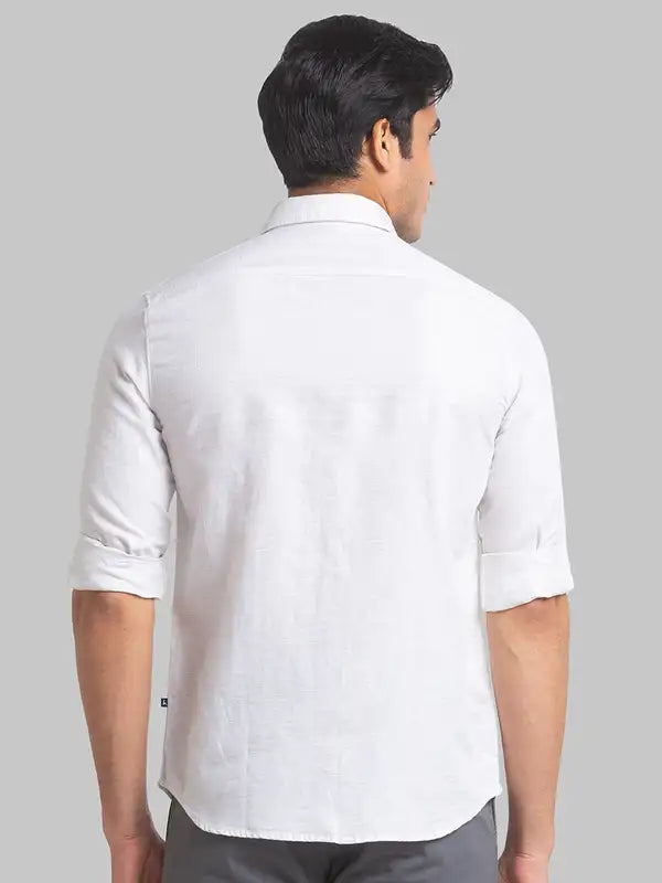 Men Slim Fit Red Shirt