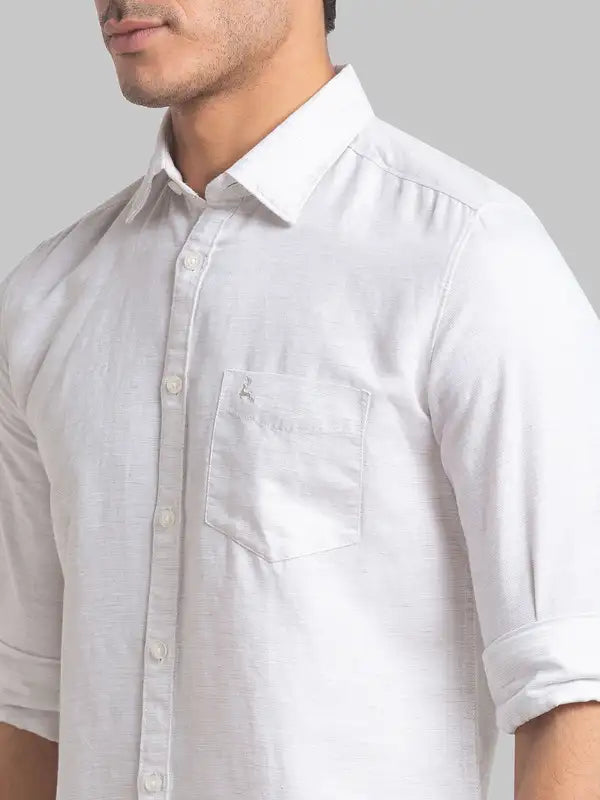 Men Slim Fit Red Shirt