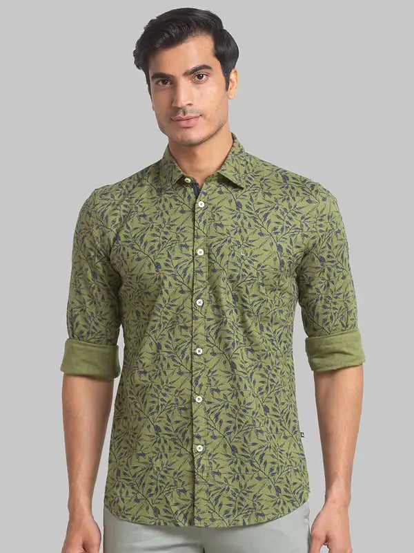 Men Slim Fit White Shirt