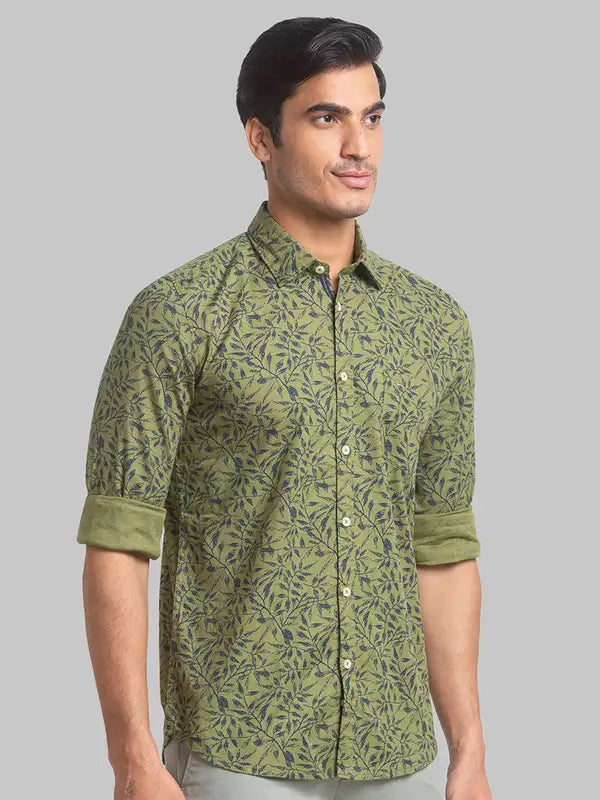 Men Slim Fit White Shirt