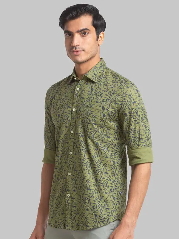 Men Slim Fit White Shirt