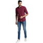 Men Slim Fit Red Shirt