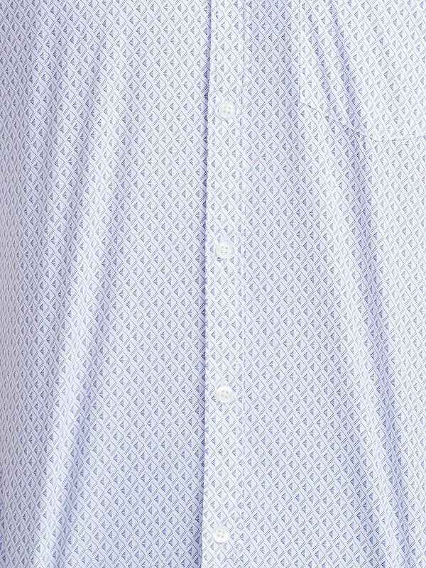 Men Slim Fit Blue Shirt