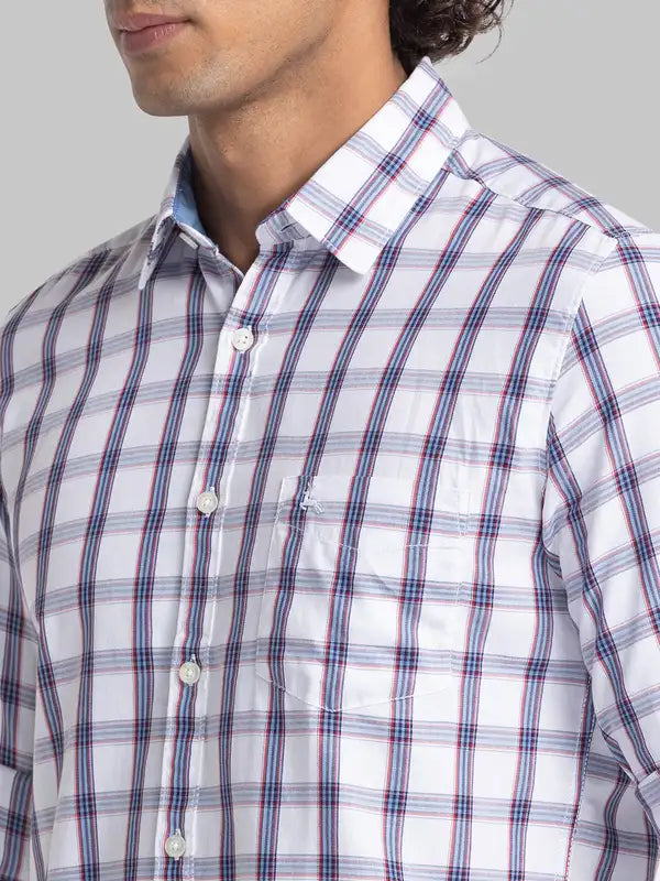 Men Slim Fit Blue Shirt