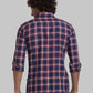 Parx Men Green Print Slim Fit Cotton Blend Full Sleeve Cutaway Collar Shirt
