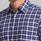 Men Slim Fit Blue Shirt