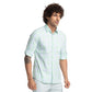 Men Slim Fit Blue Shirt