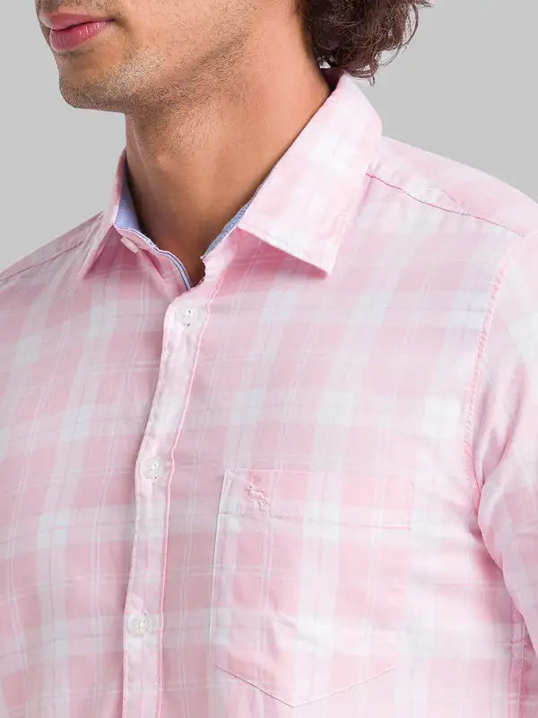 Men Slim Fit Blue Shirt
