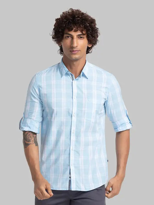 Men Slim Fit Red Shirt