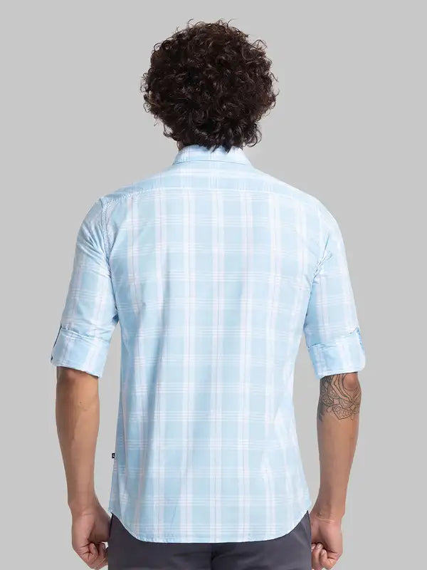 Men Slim Fit Red Shirt