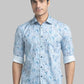 Men Slim Fit Green Shirt