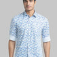 Men Slim Fit Green Shirt
