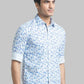 Men Slim Fit Green Shirt