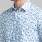 Men Slim Fit Green Shirt