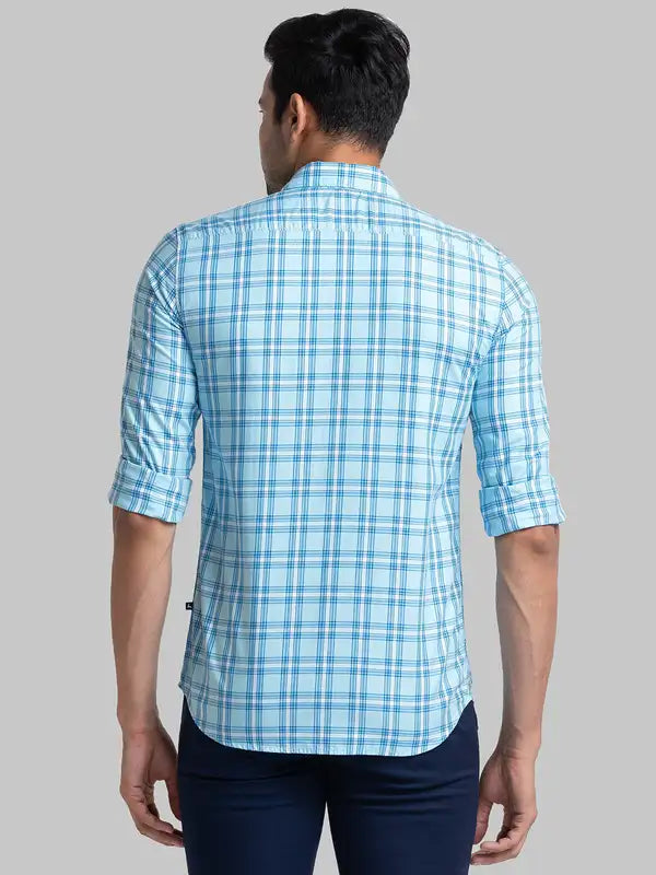 Men Slim Fit Yellow Shirt