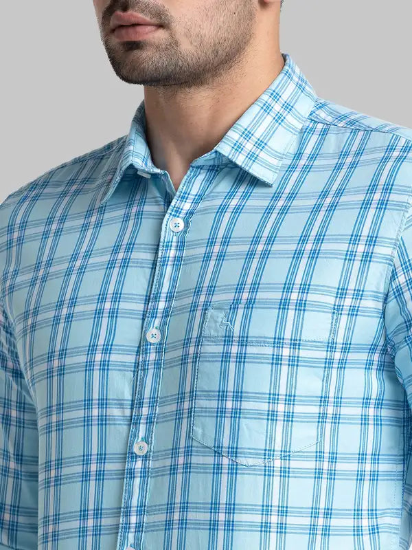 Men Slim Fit Yellow Shirt