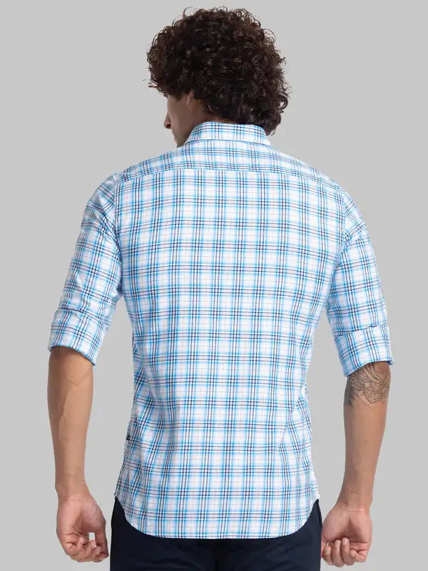 Men Slim Fit Yellow Shirt