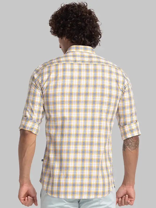 Men Slim Fit Green Shirt