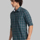 Men Slim Fit Grey Shirt