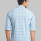 Men Green Slim Fit Checks  Cotton Full Sleeve Cutaway Collar Shirts