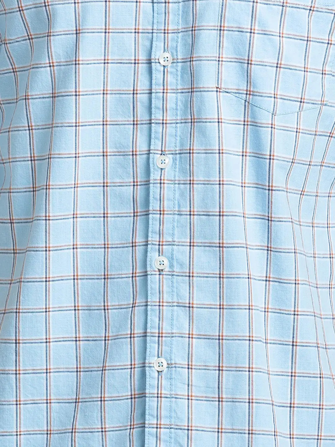 Men Green Slim Fit Checks  Cotton Full Sleeve Cutaway Collar Shirts