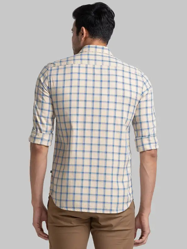 Men Slim Fit Green Shirt
