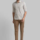 Men Slim Fit Green Shirt