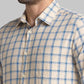 Men Slim Fit Green Shirt