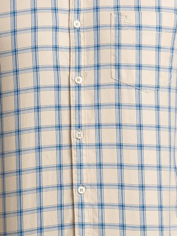 Men Slim Fit Green Shirt