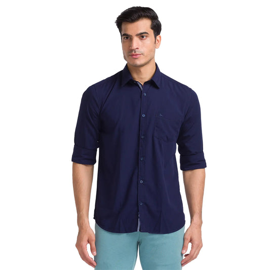 Men Slim Fit Red Shirt