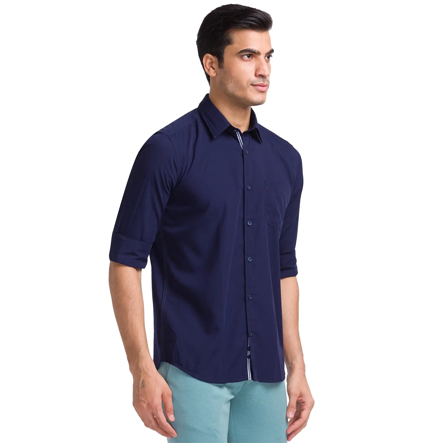 Men Slim Fit Red Shirt