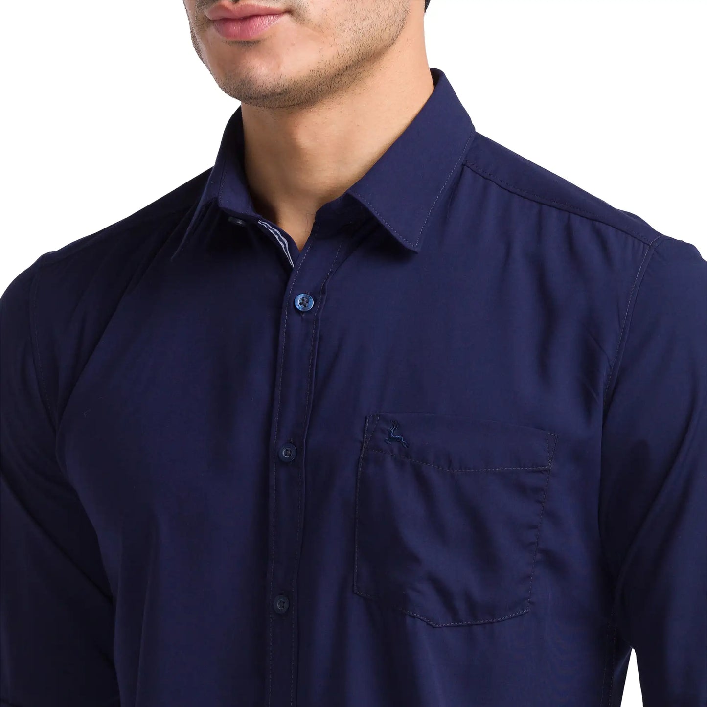 Men Slim Fit Red Shirt