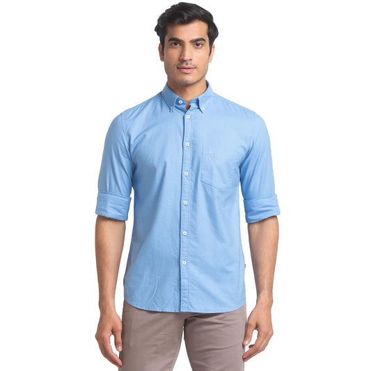 Men Slim Fit White Shirt