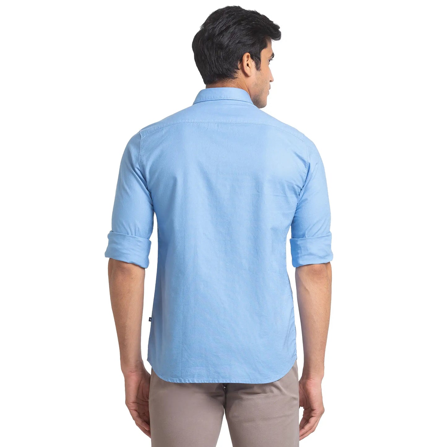 Men Slim Fit White Shirt