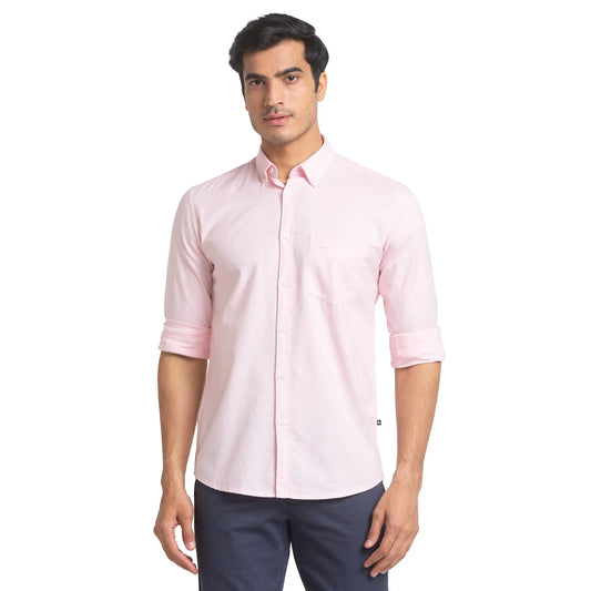 Men Slim Fit Blue Shirt