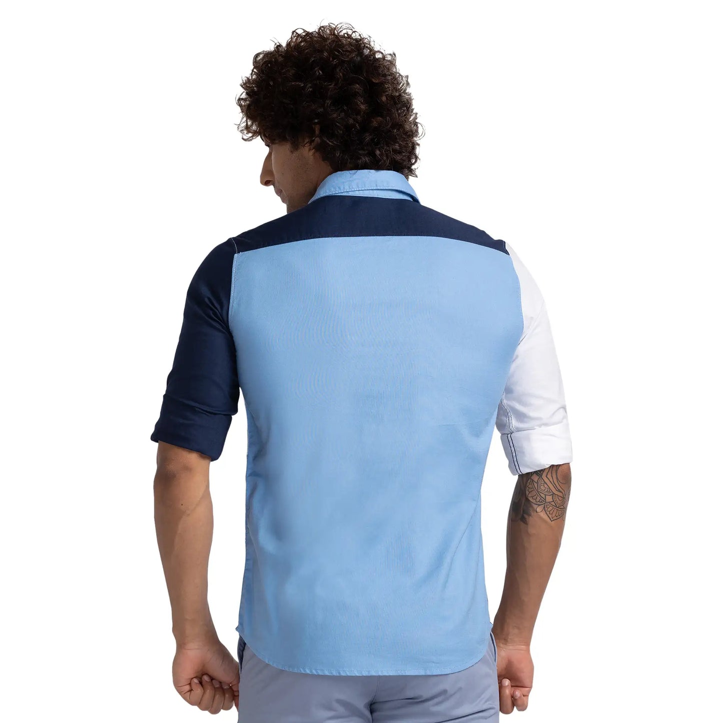Men Slim Fit Red Shirt