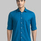 Men Slim Fit Green Shirt