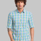 Men Slim Fit Blue Shirt