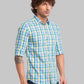 Men Slim Fit Blue Shirt