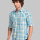 Men Slim Fit Blue Shirt