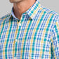 Men Slim Fit Blue Shirt