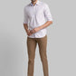 Men Slim Fit Green Shirt