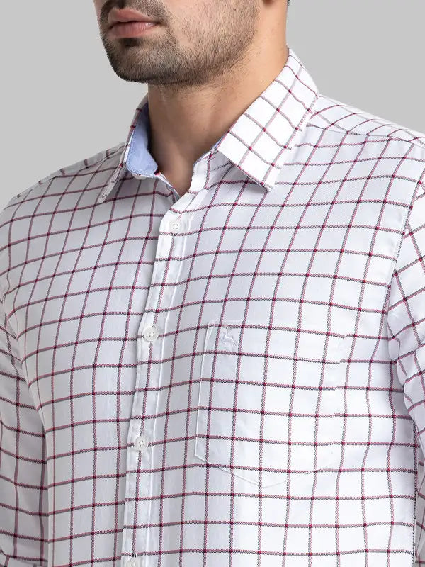 Men Slim Fit Green Shirt