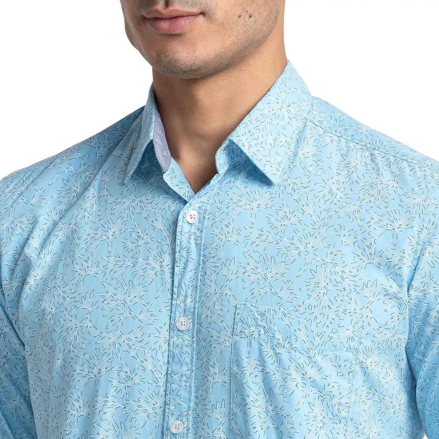 Men Slim Fit Red Shirt