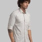 Men Slim Fit Green Shirt