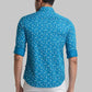 Men Slim Fit Blue Shirt