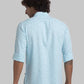 Men Slim Fit Yellow Shirt