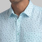 Men Slim Fit Yellow Shirt