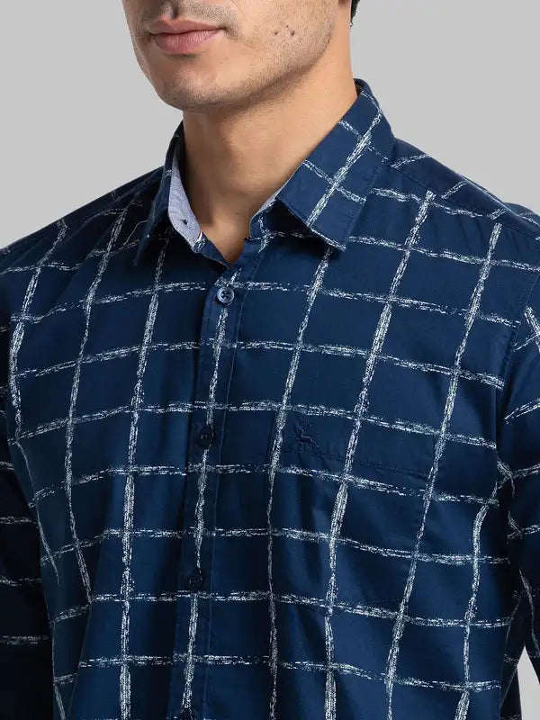 Men Slim Fit White Shirt